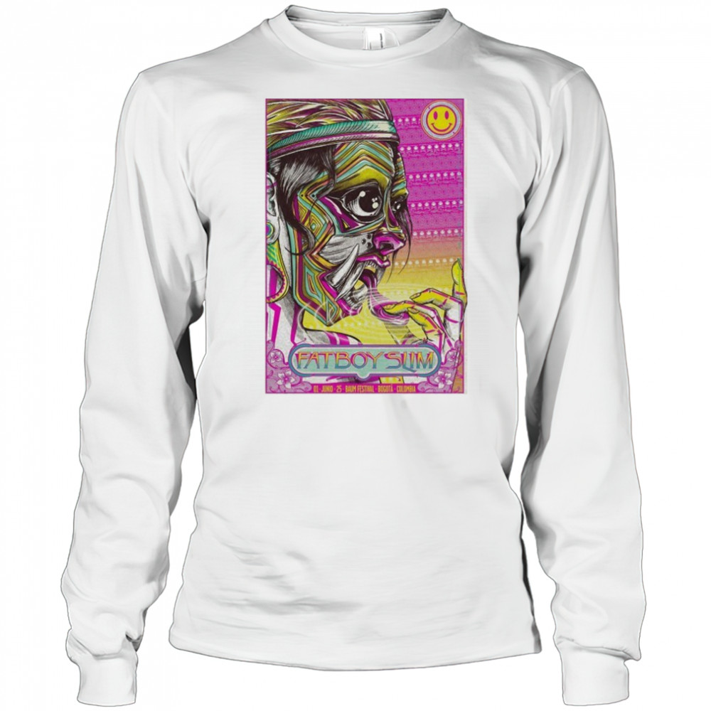 Fatboy Slim Jun 1 2025 Bogotá Colombia Poster shirt Long Sleeved