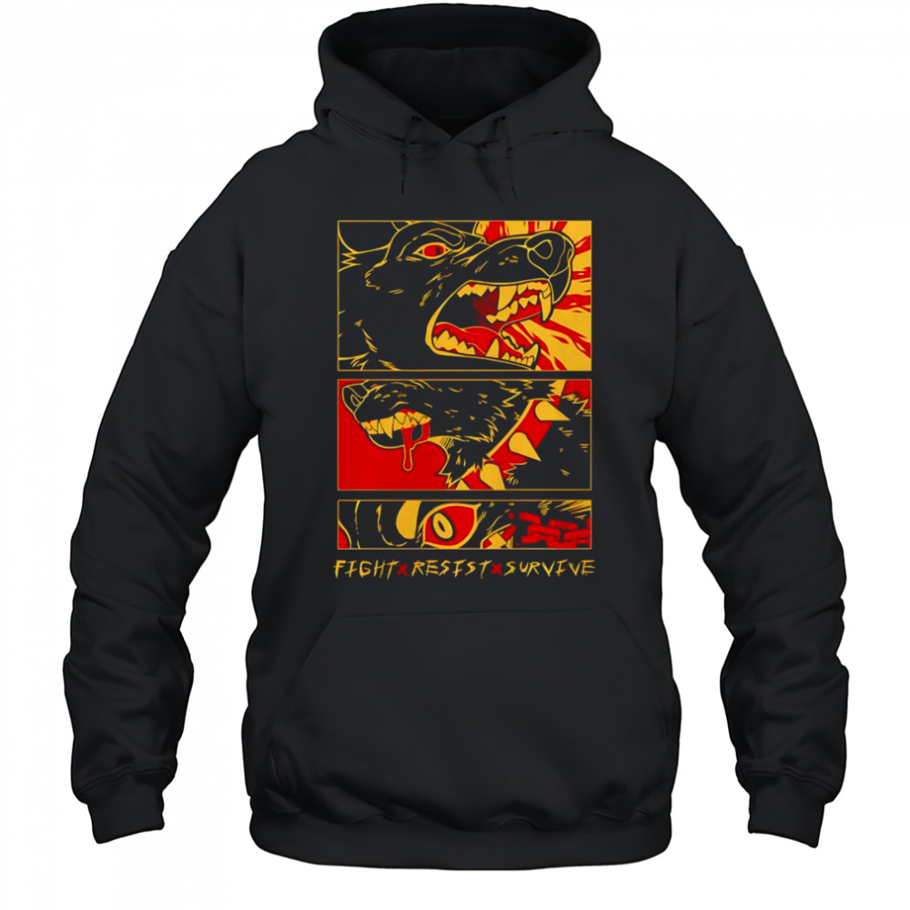 Fight Resist Survive shirt Hoodie
