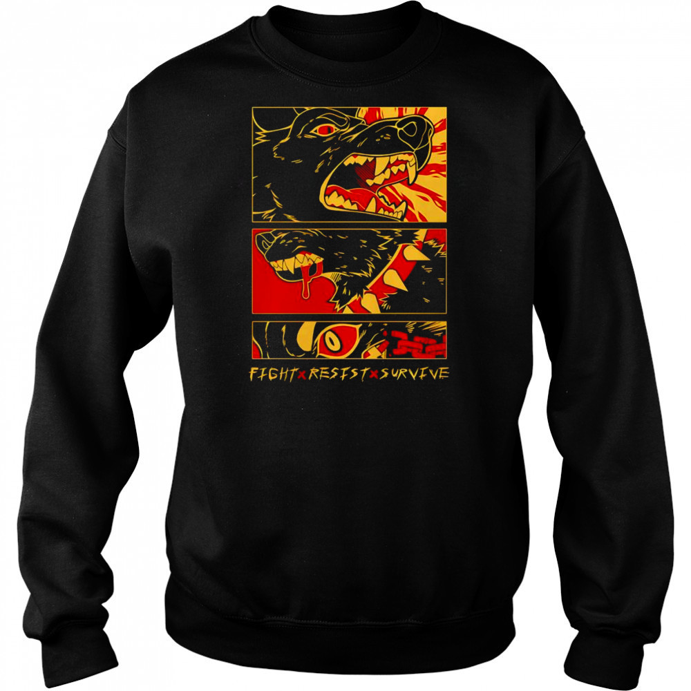 Fight Resist Survive shirt Hoodie