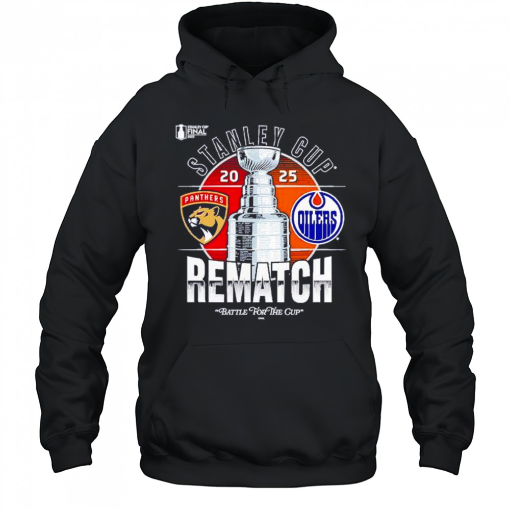 Florida Panthers vs Edmonton Oilers 2025 Stanley Cup Final matchup rematch shirt Hoodie