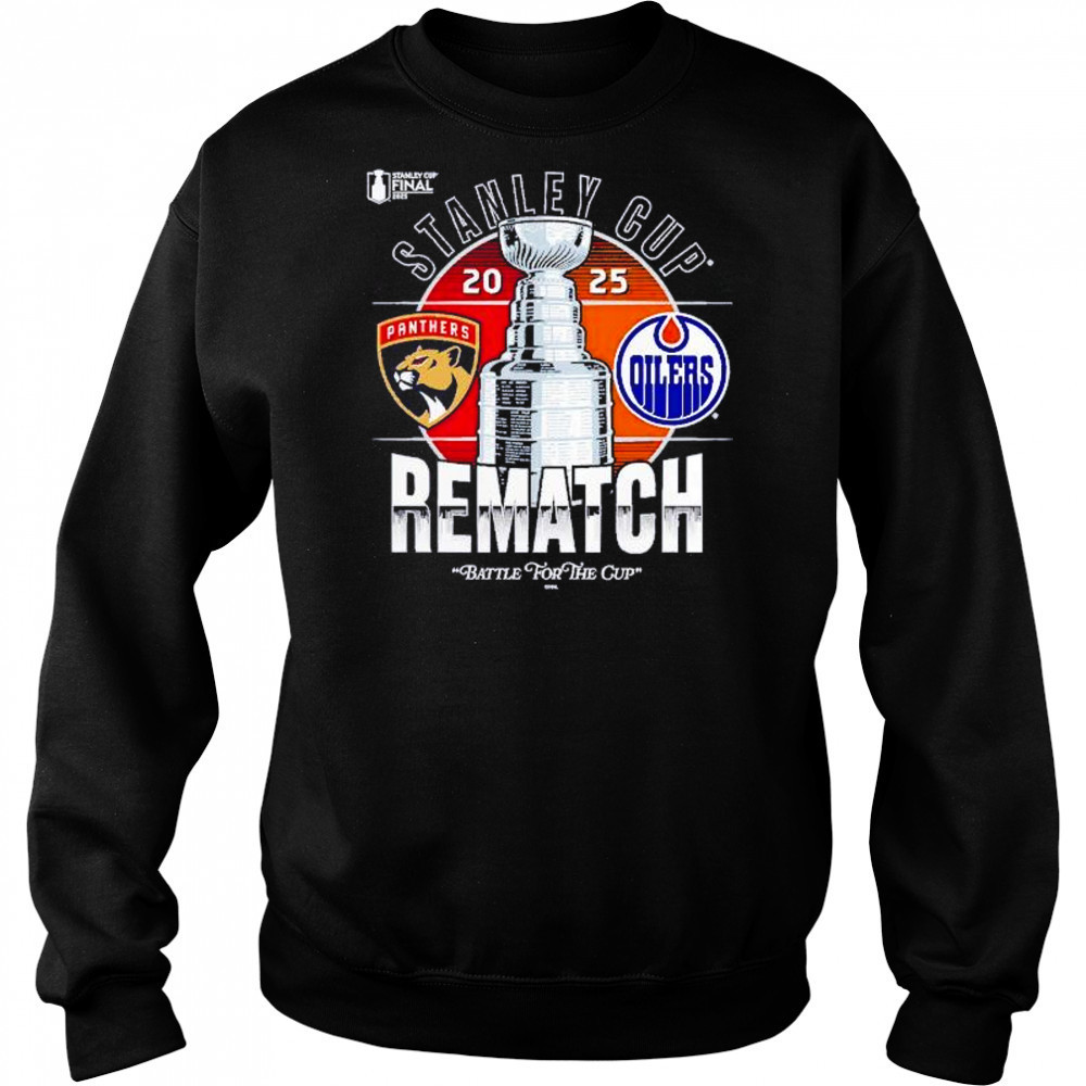 Florida Panthers vs Edmonton Oilers 2025 Stanley Cup Final matchup rematch shirt Hoodie