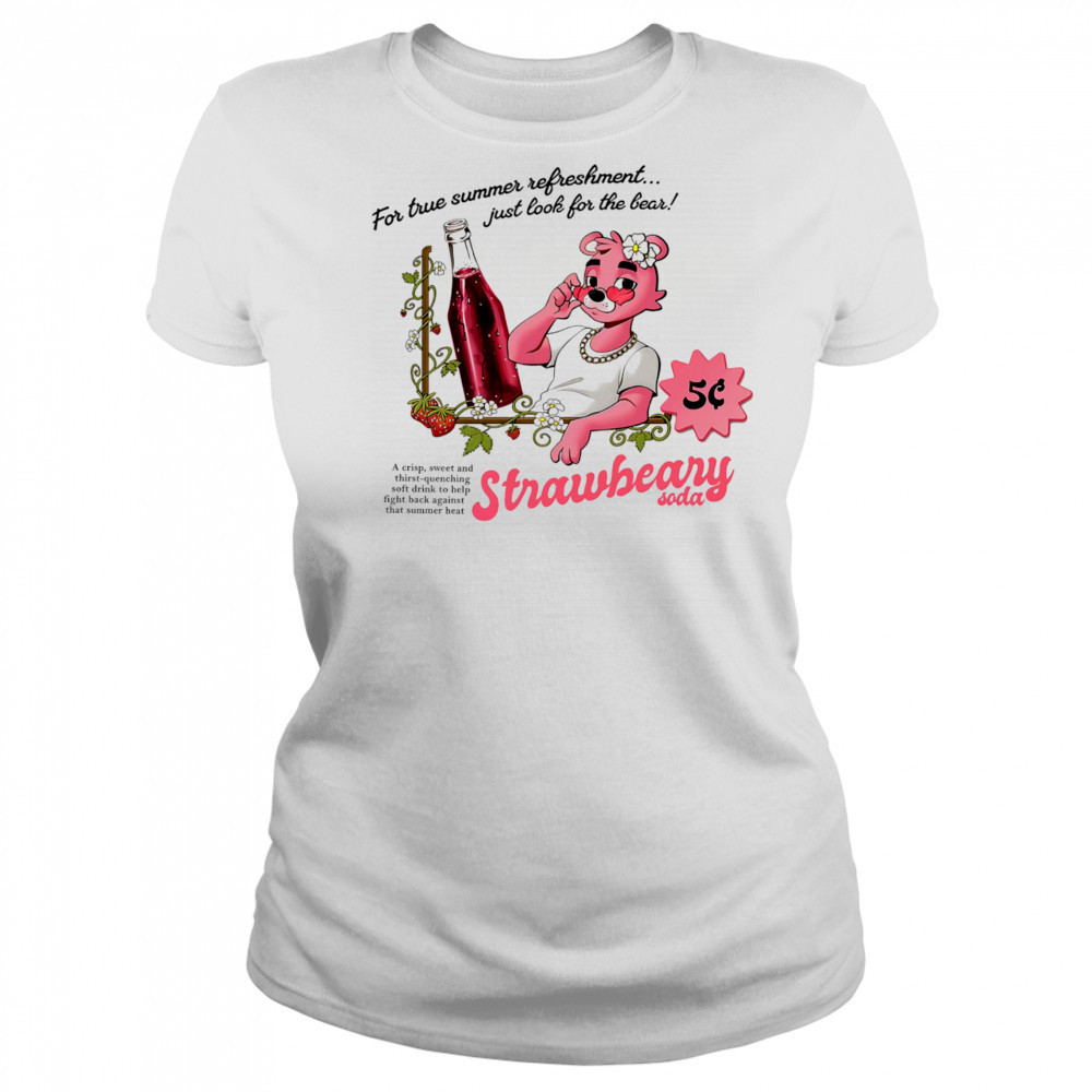 For true summer refreshment just look for the bear Strawberry soda shirt Women's T-shirt