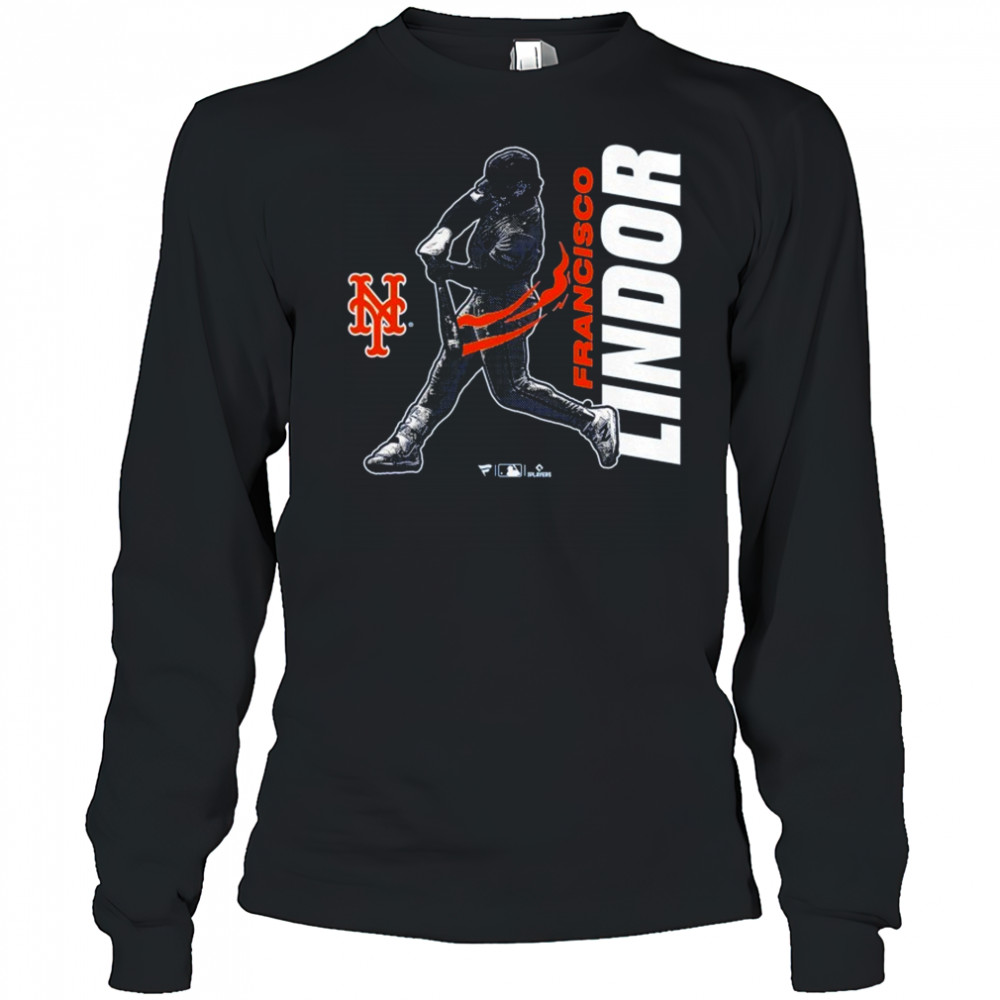 Francisco Lindor New York Mets Player T-Shirt Long Sleeved