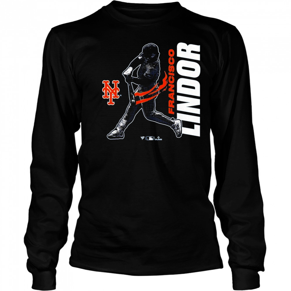 Francisco Lindor New York Mets Player T-Shirt Long Sleeved