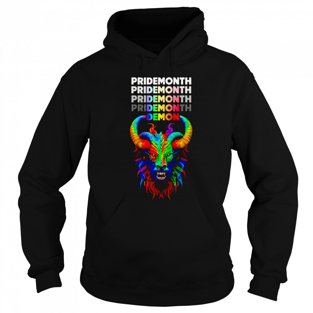 Goat Pride Month Demon shirt Sweatshirt
