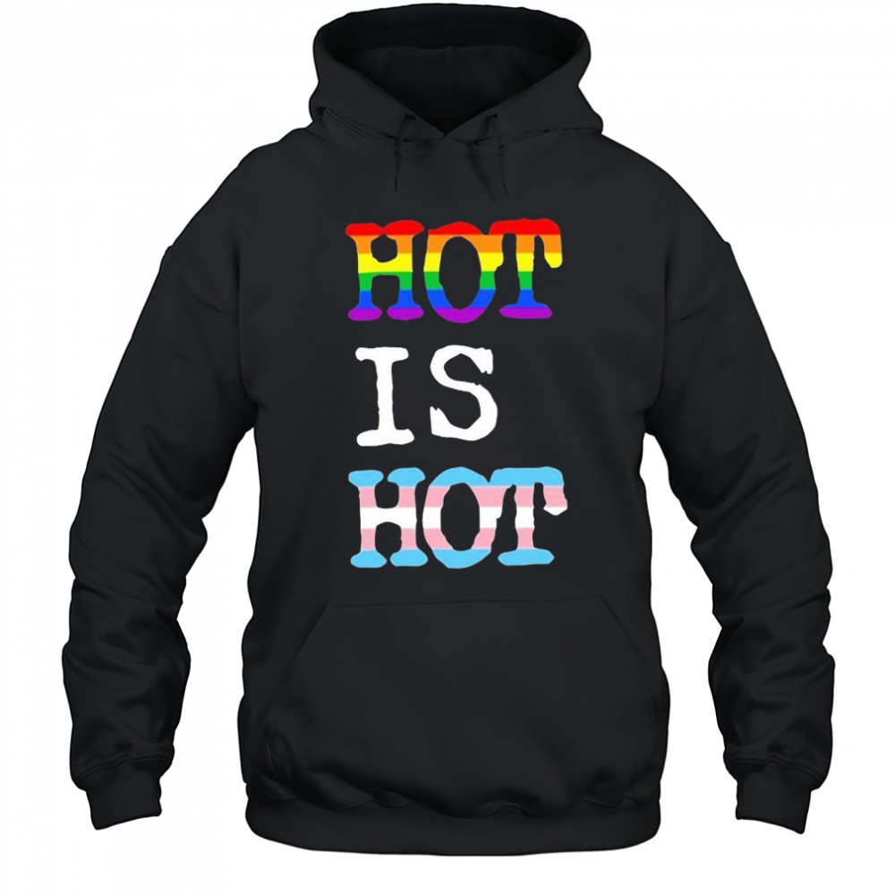 Hot Is Hot Pride Trans T-shirt Hoodie