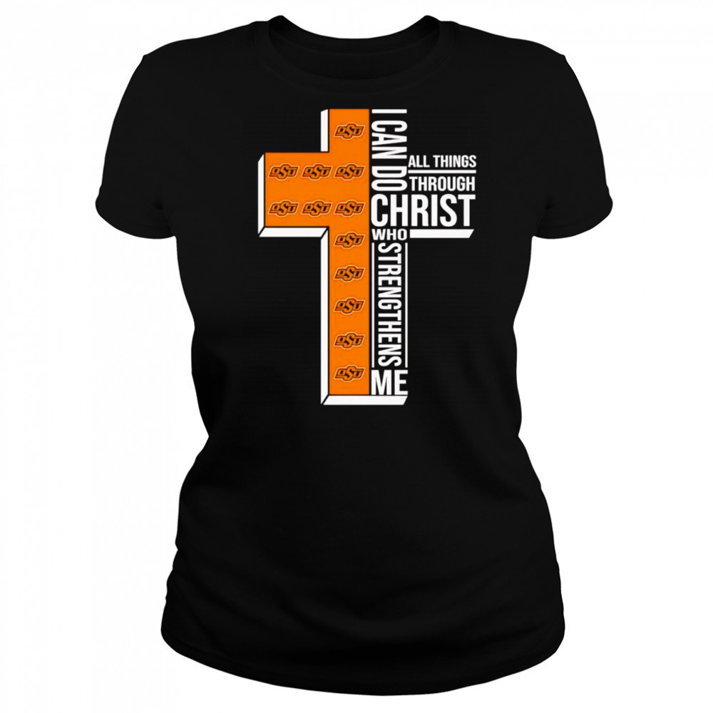I can do all things through Christ who strengthens me Oregon State Beavers logo shirt Women's T-shirt
