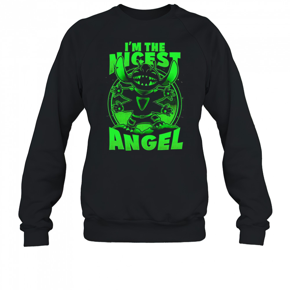 I’m the nicest angel Stitch shirt Sweatshirt