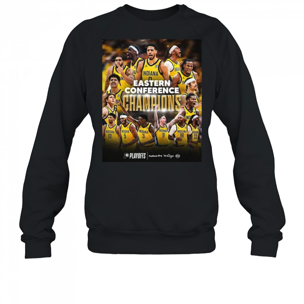Indiana Pacers Eastern Conference Champions NBA 2025 Poster Shirt Sweatshirt