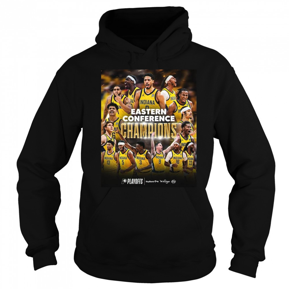 Indiana Pacers Eastern Conference Champions NBA 2025 Poster Shirt Sweatshirt