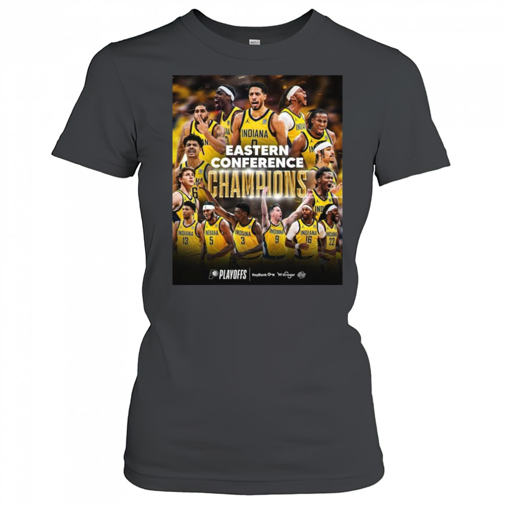 Indiana Pacers Eastern Conference Champions NBA 2025 Poster Shirt Women's T-shirt
