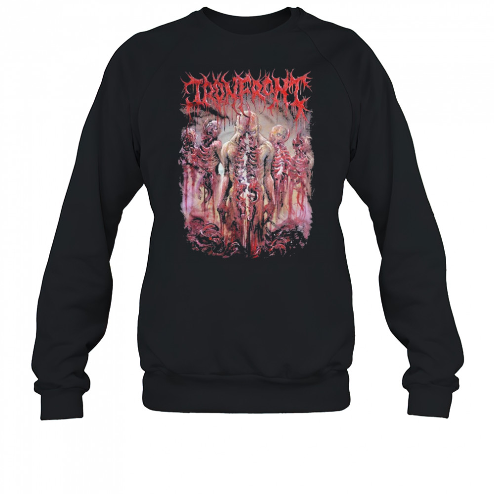 Iron Front Hooked T-shirt Sweatshirt
