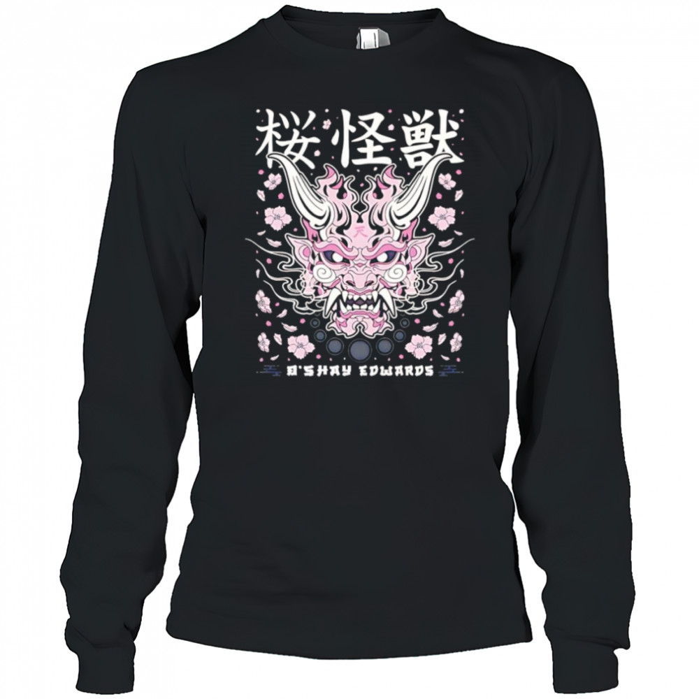 Kaiju x Blossom shirt Long Sleeved