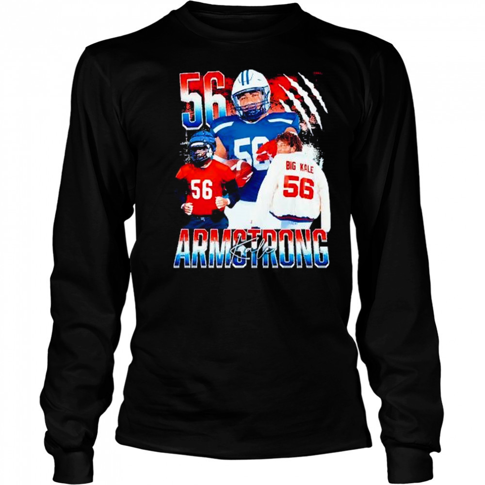 Kale Armstrong big Kale number 36 player collage graphic shirt Long Sleeved