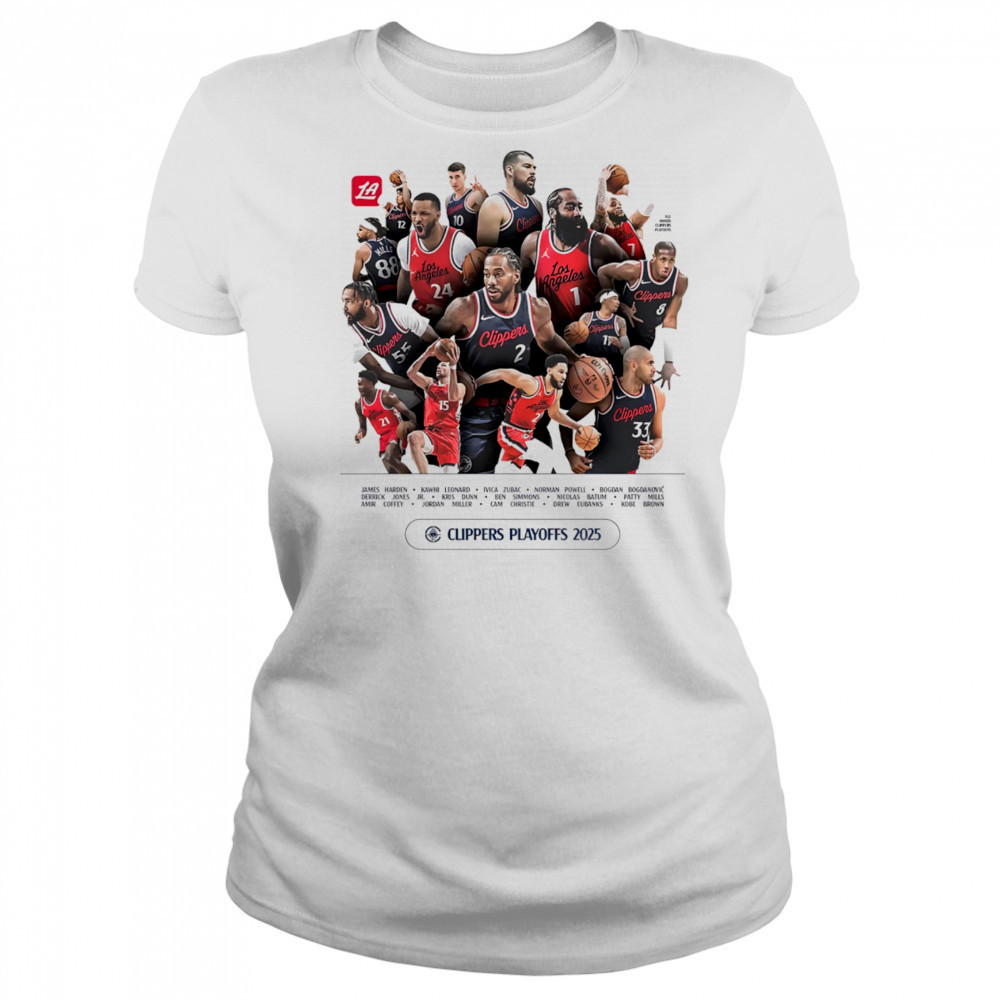 LA Clippers Playoffs Roster 2025 shirt Women's T-shirt