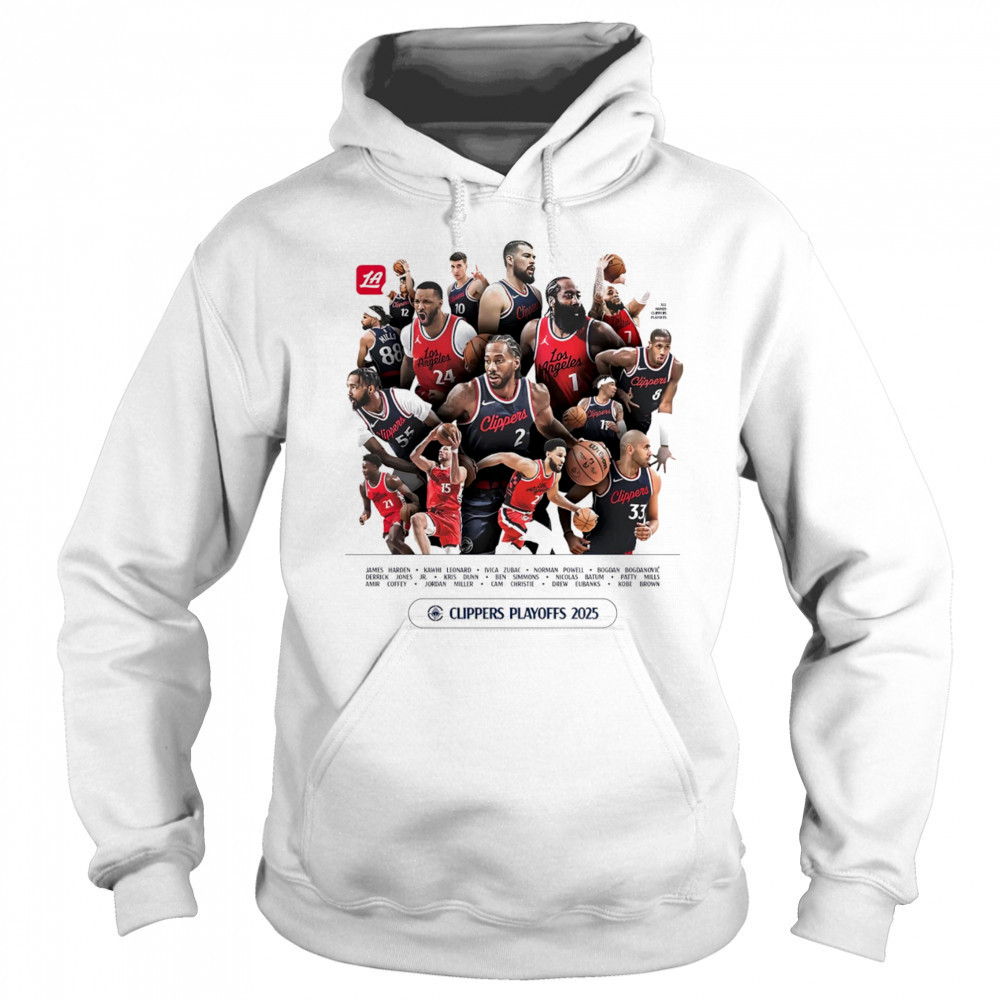 LA Clippers Playoffs Roster 2025 shirt Sweatshirt