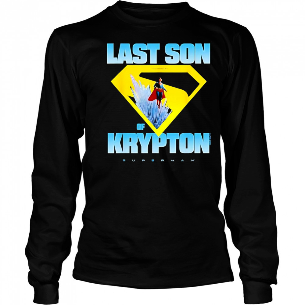 Last son of Krypton Superman shirt Long Sleeved