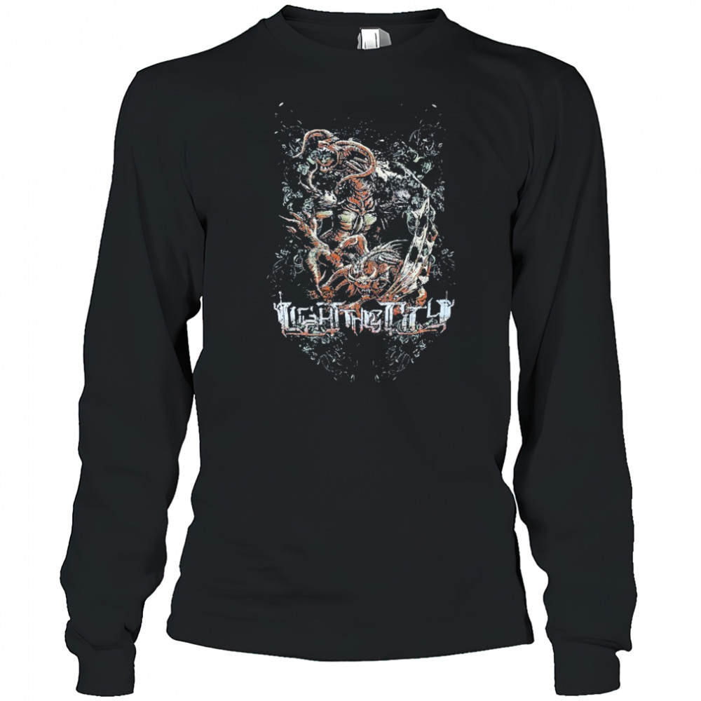 Light This City Beast T-shirt Long Sleeved