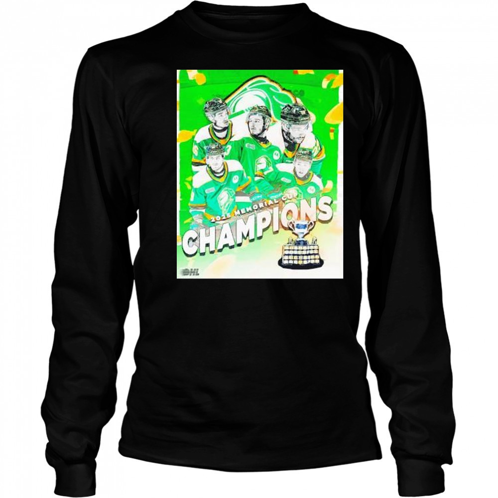 London Knights 2025 Memorial Cup champions the third time in franchise history shirt Long Sleeved