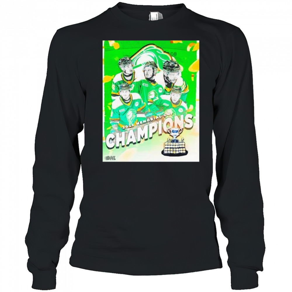 London Knights 2025 Memorial Cup champions the third time in franchise history shirt Long Sleeved