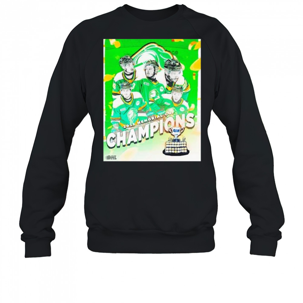 London Knights 2025 Memorial Cup champions the third time in franchise history shirt Sweatshirt