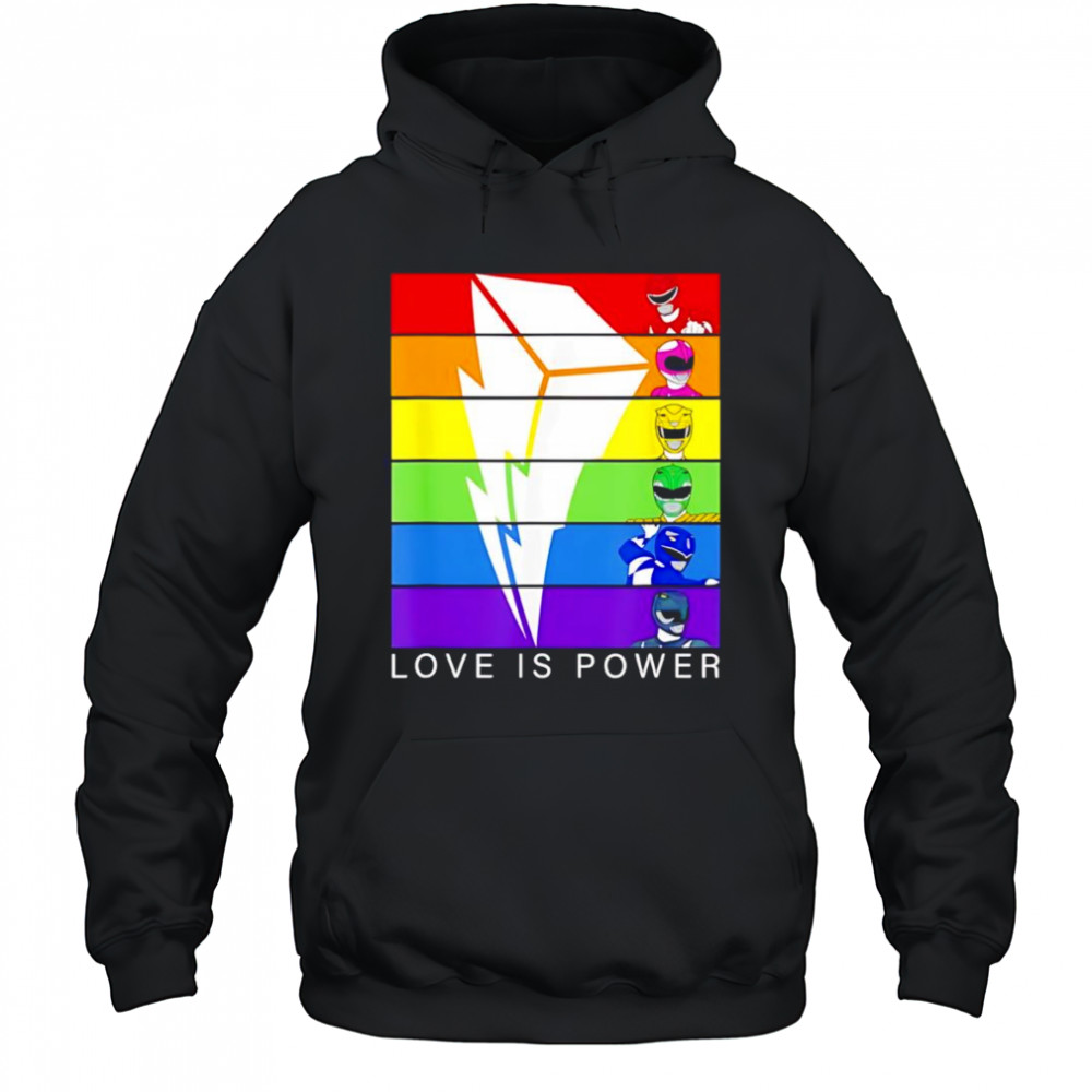 Love is Power Rangers shirt Hoodie