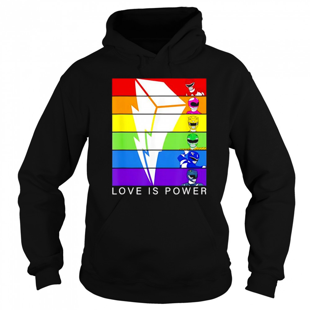 Love is Power Rangers shirt Sweatshirt