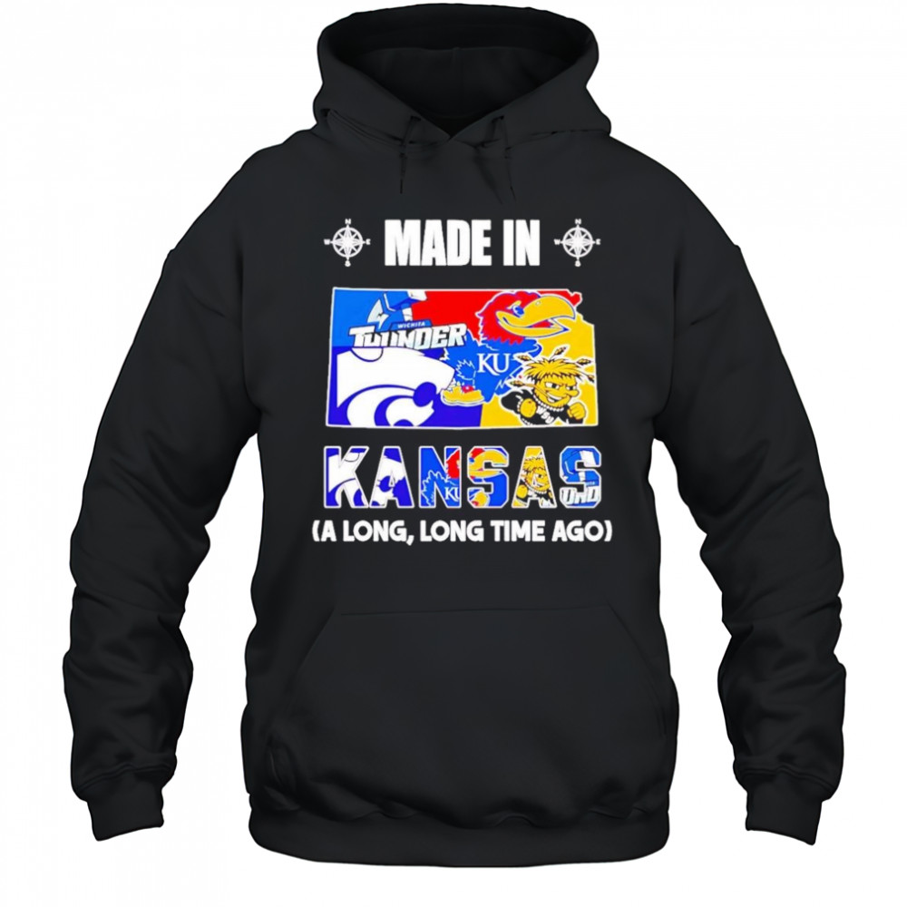 Made In Kansas A Long Long Time Ago Shirt Hoodie