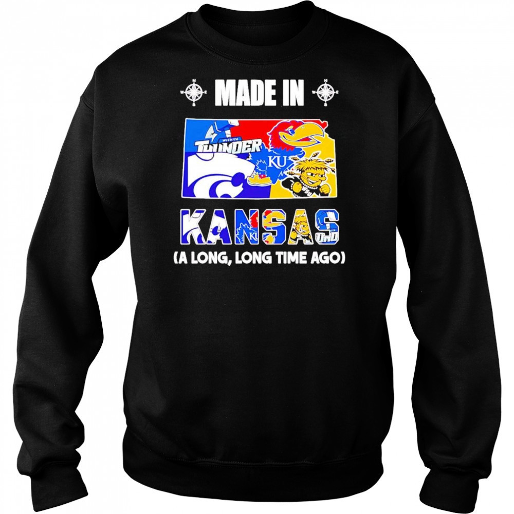 Made In Kansas A Long Long Time Ago Shirt Hoodie