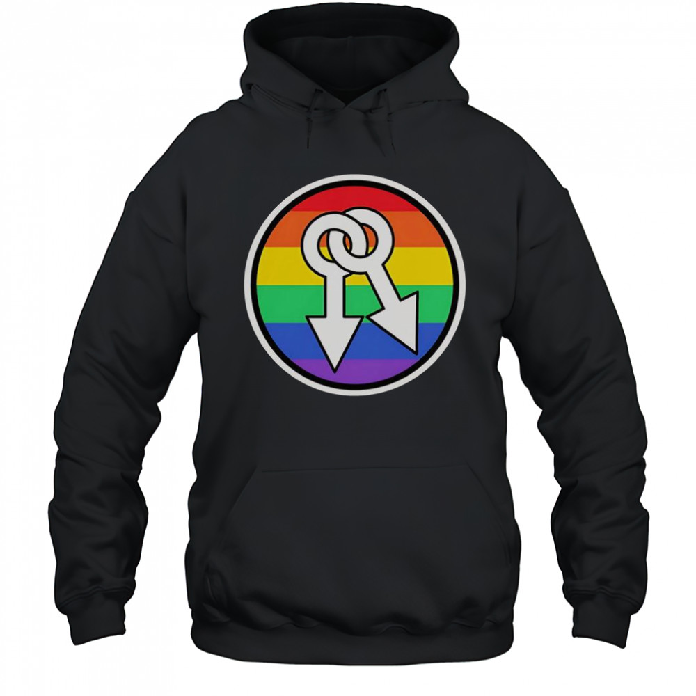Male Symbols Rainbow T-Shirt Hoodie