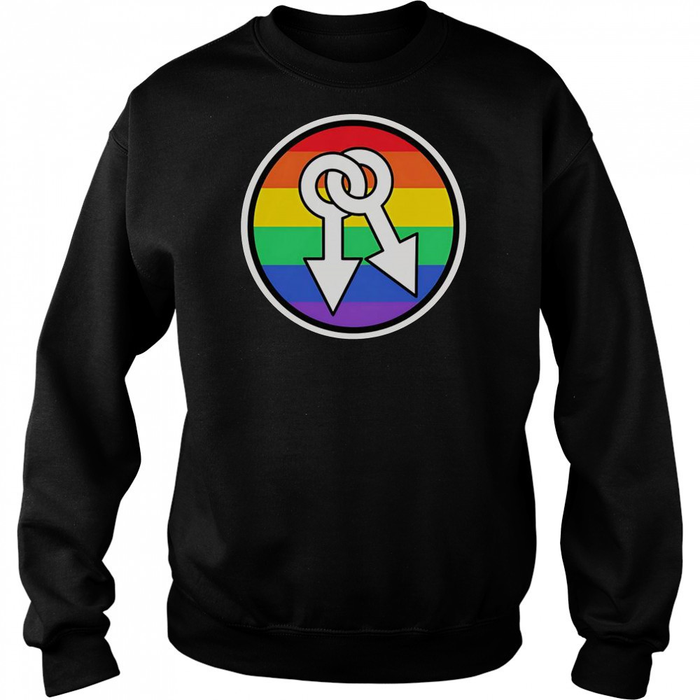 Male Symbols Rainbow T-Shirt Hoodie