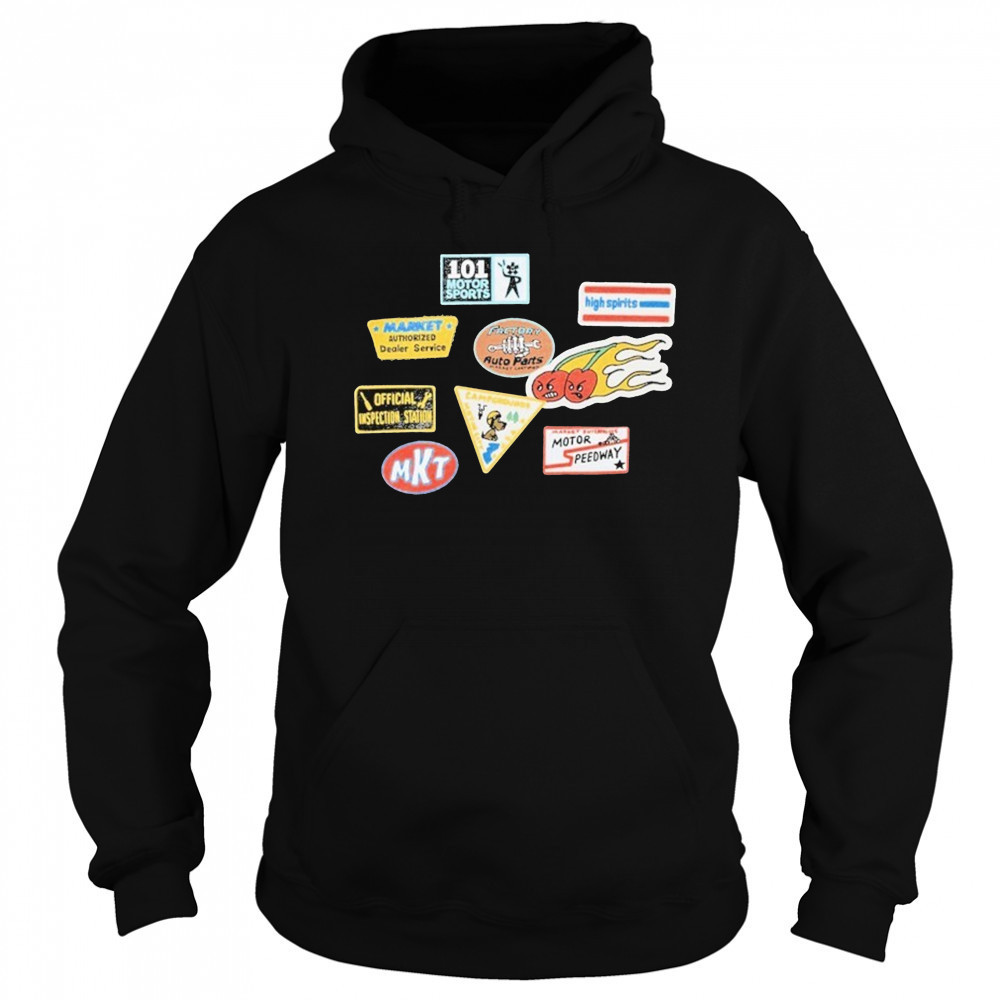 Market Patched T-Shirt Sweatshirt