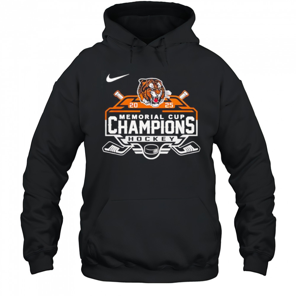 Medicine Hat Tigers 2025 Memorial Cup Champions Hockey shirt Hoodie