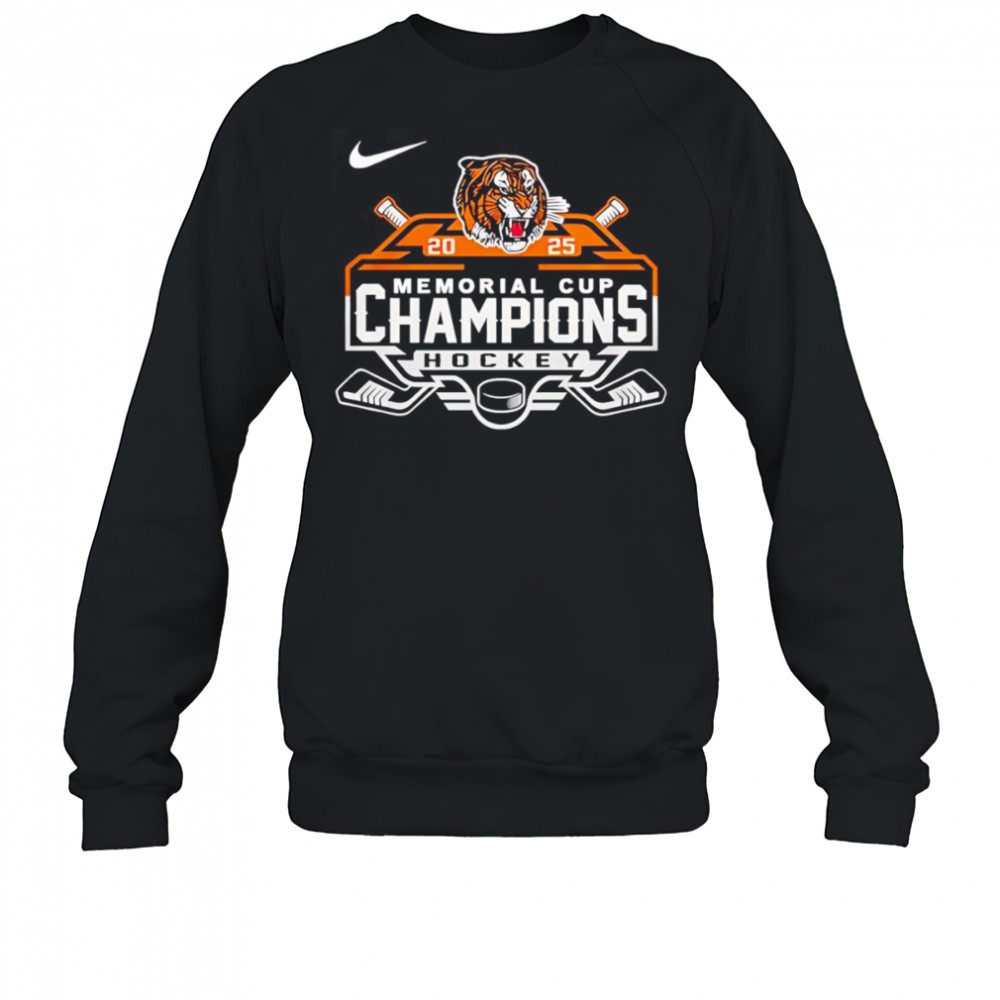 Medicine Hat Tigers 2025 Memorial Cup Champions Hockey shirt Sweatshirt