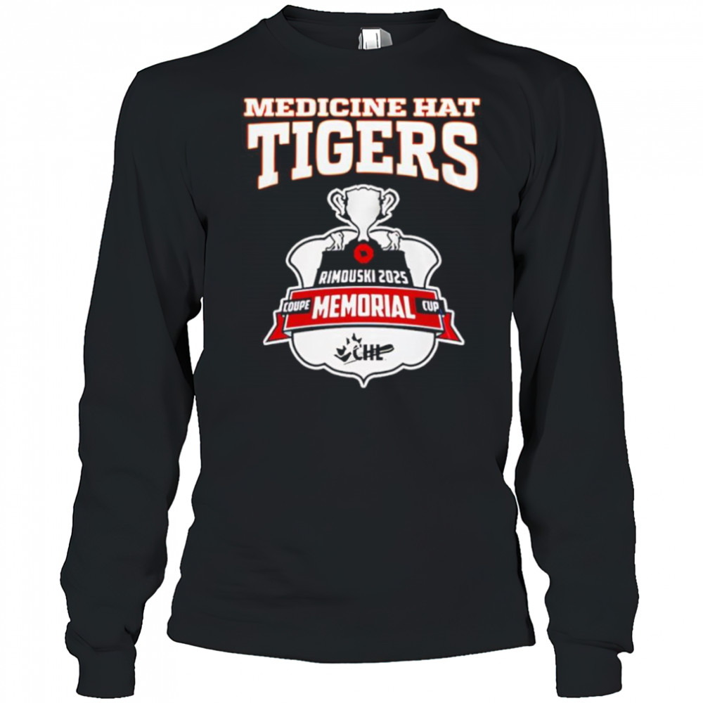 Medicine Hat Tigers Champions Memorial Cup 2025 shirt Long Sleeved