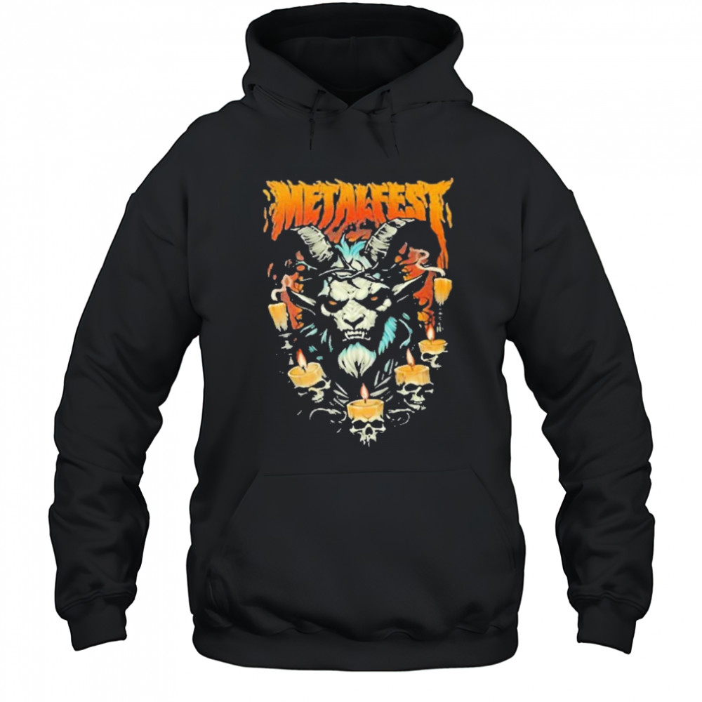 Metalfest Open Air Festival June 6-8 2025 At Lochotin Amphitheatre Pilsen Krampus Face Artwork With Line Up shirt Hoodie