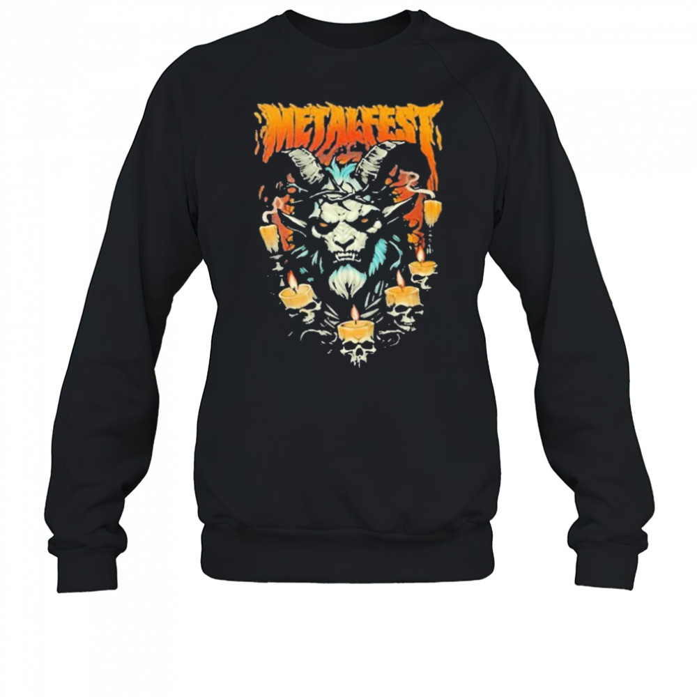 Metalfest Open Air Festival June 6-8 2025 At Lochotin Amphitheatre Pilsen Krampus Face Artwork With Line Up shirt Sweatshirt