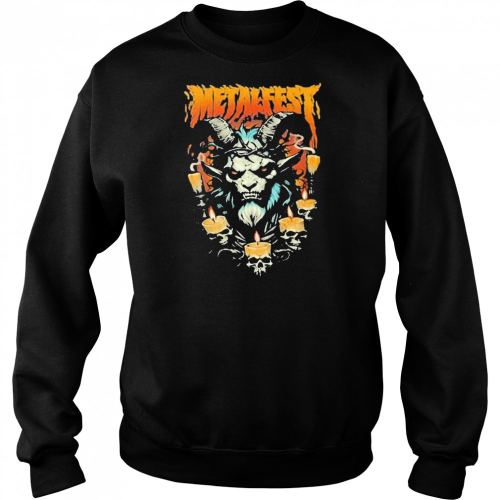 Metalfest Open Air Festival June 6-8 2025 At Lochotin Amphitheatre Pilsen Krampus Face Artwork With Line Up shirt Hoodie