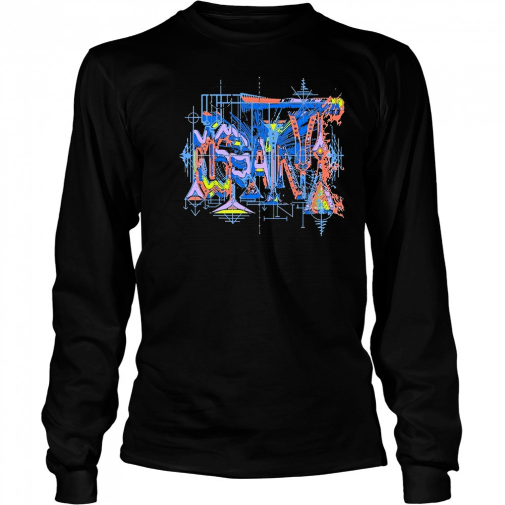 MSPAINT No Pattern T-Shirt Long Sleeved