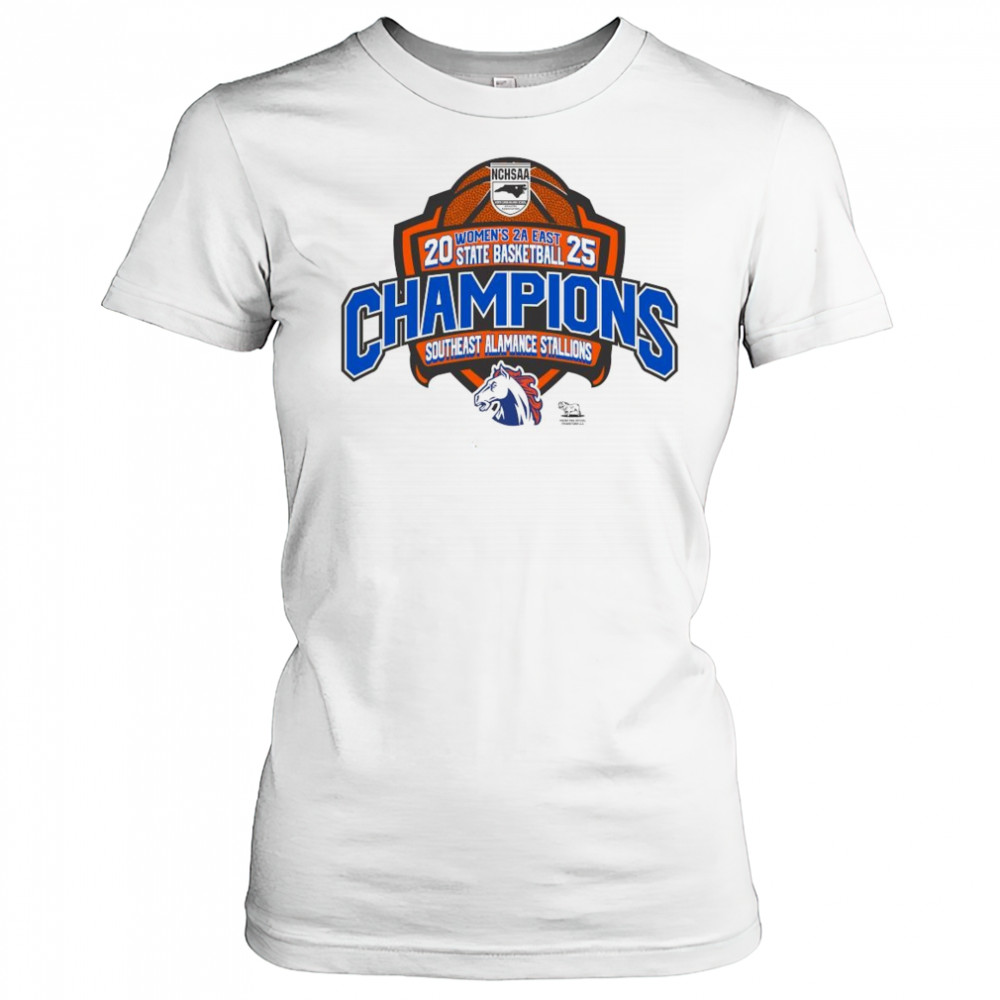 NCHSAA 2025 Women’s 2A East State Basketball Champions Southeast Alamance Stallions Shirt Women's T-shirt