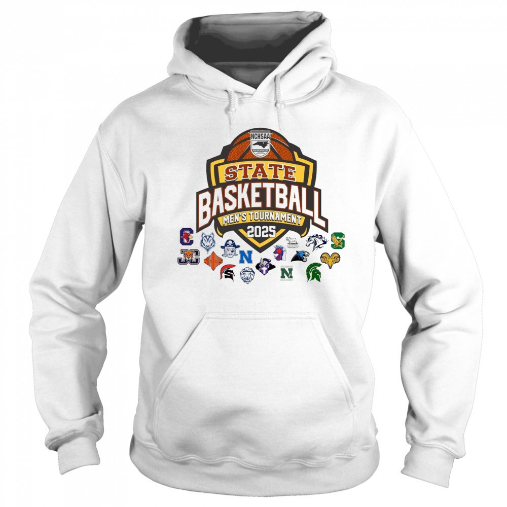 NCHSAA State Basketball Men’s Tournament 2025 All Teams Art Shirt Sweatshirt