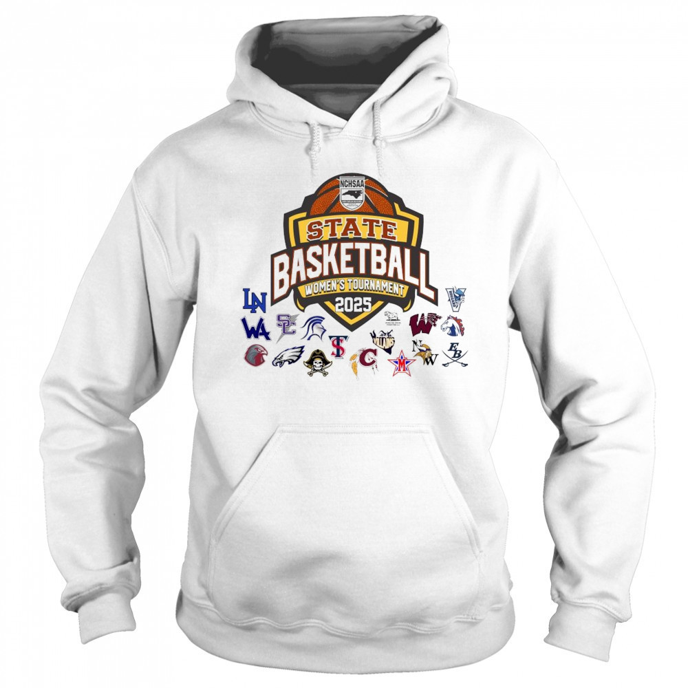 NCHSAA State Basketball Women’s Tournament 2025 All Teams Art Shirt Sweatshirt