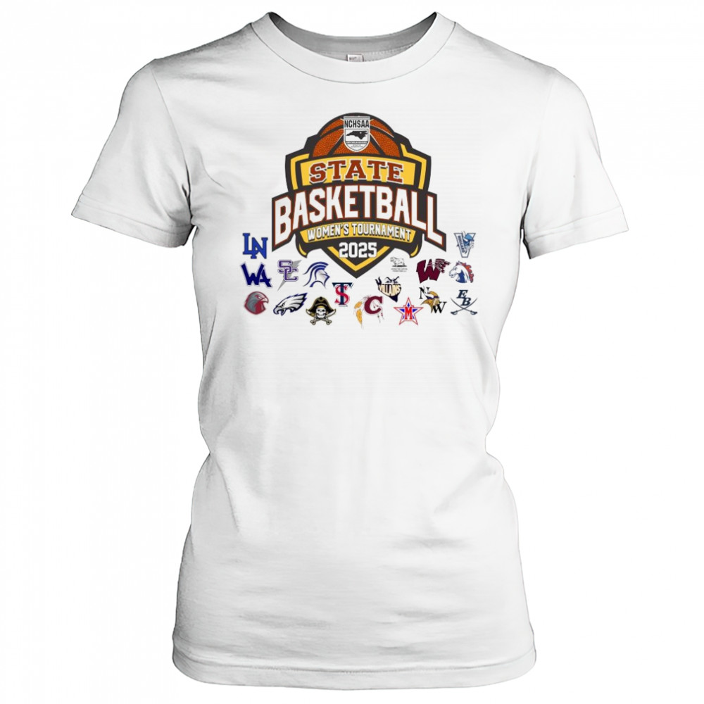 NCHSAA State Basketball Women’s Tournament 2025 All Teams Art Shirt Women's T-shirt
