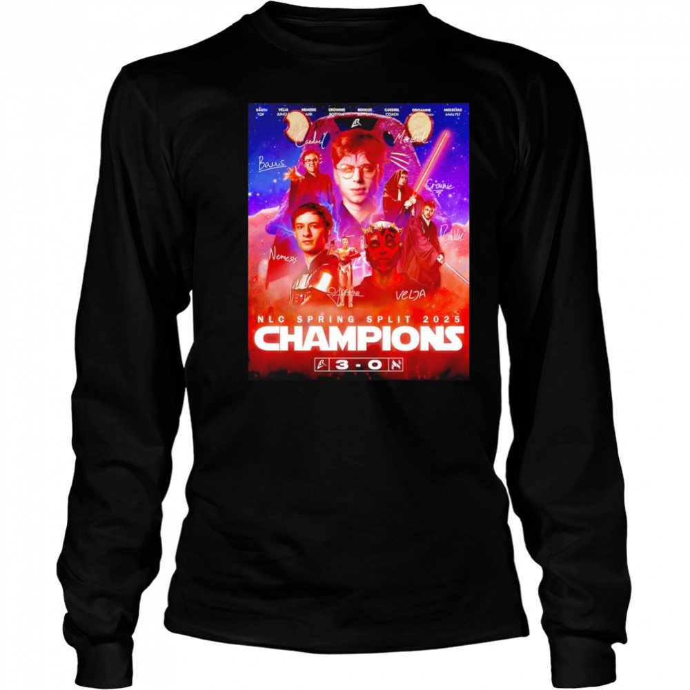 NLC Spring Split 2025 Champions shirt Long Sleeved