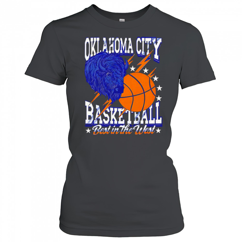 Oklahoma City Basketball Best In The West T-Shirt Women's T-shirt