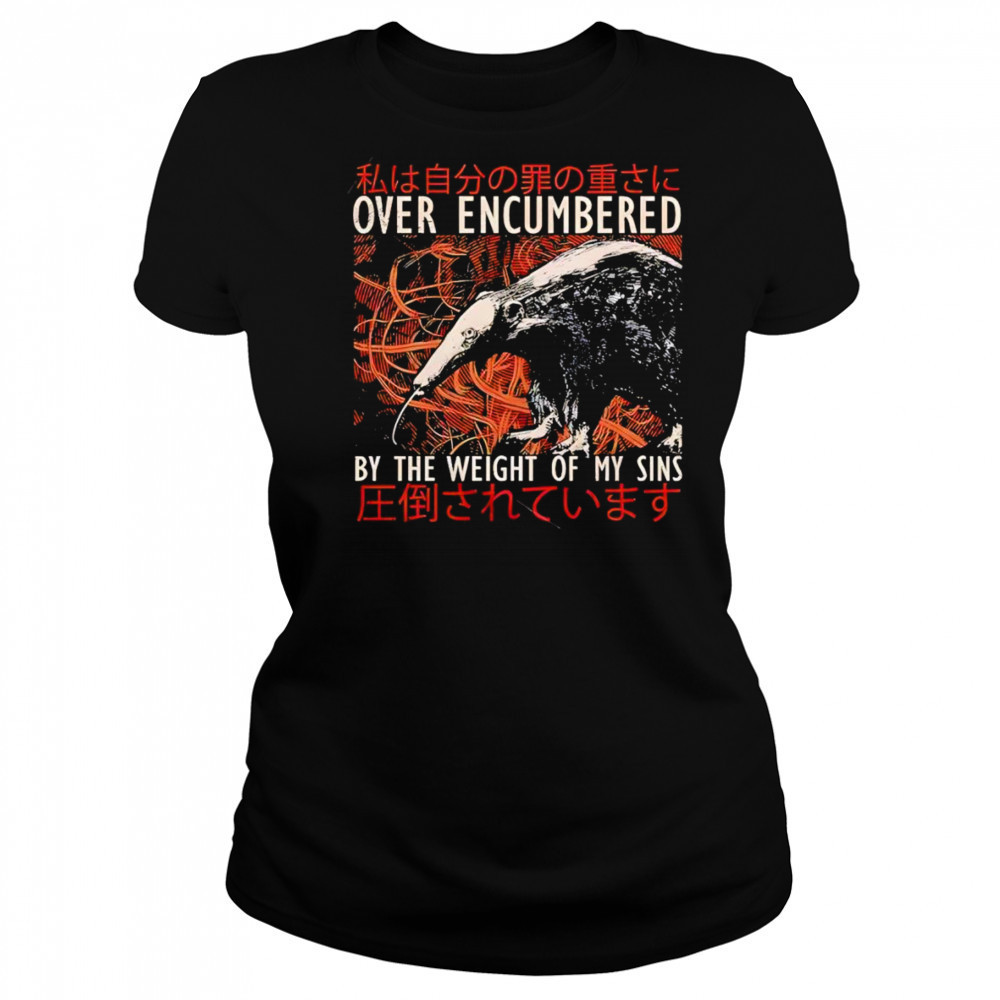 Over encumbered by the weight of my sins shirt Women's T-shirt