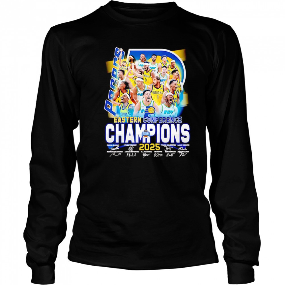 Pacers Eastern Conference Champions 2025 shirt Long Sleeved