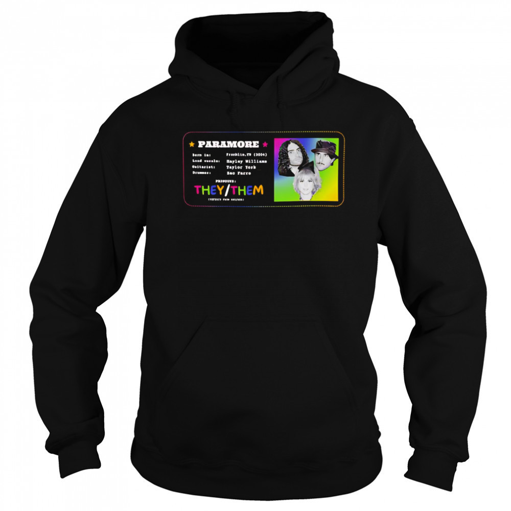Paramore pronouns shirt Sweatshirt