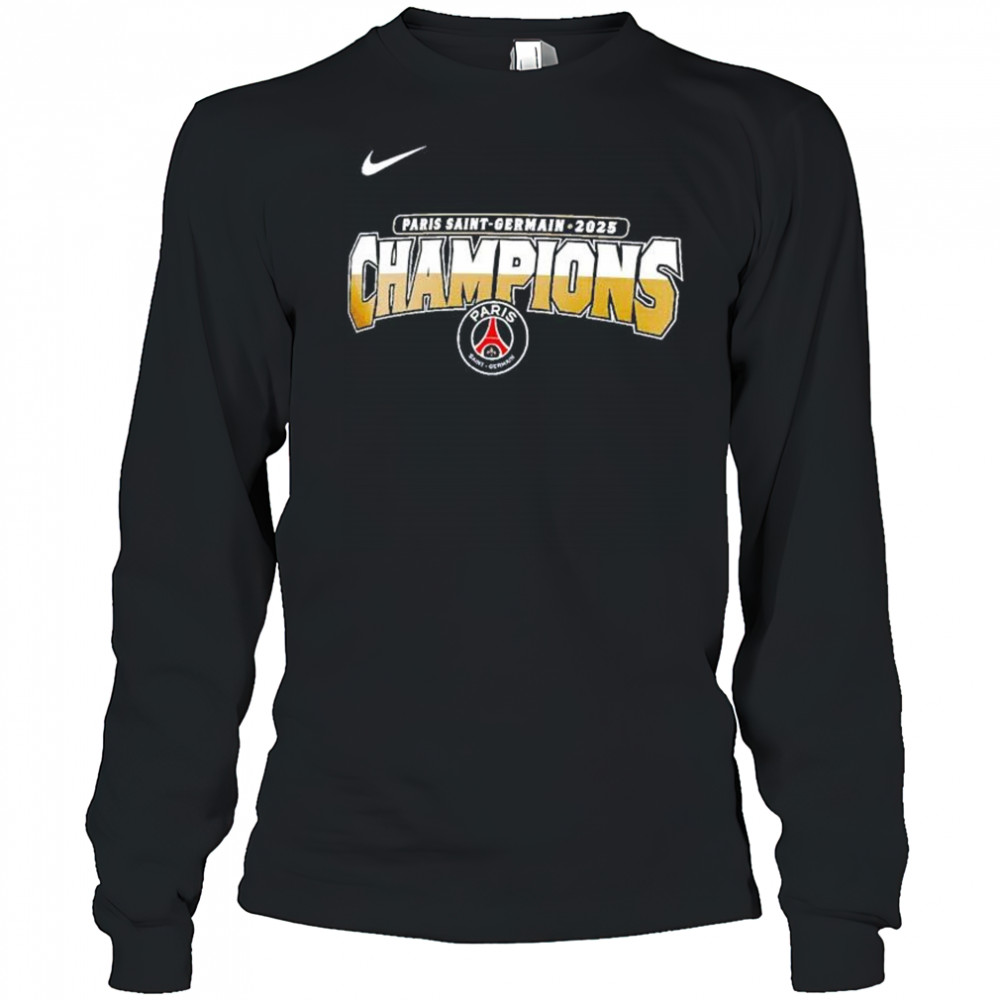Paris Saint-Germain F.C. 2025 Champions League winners shirt Long Sleeved