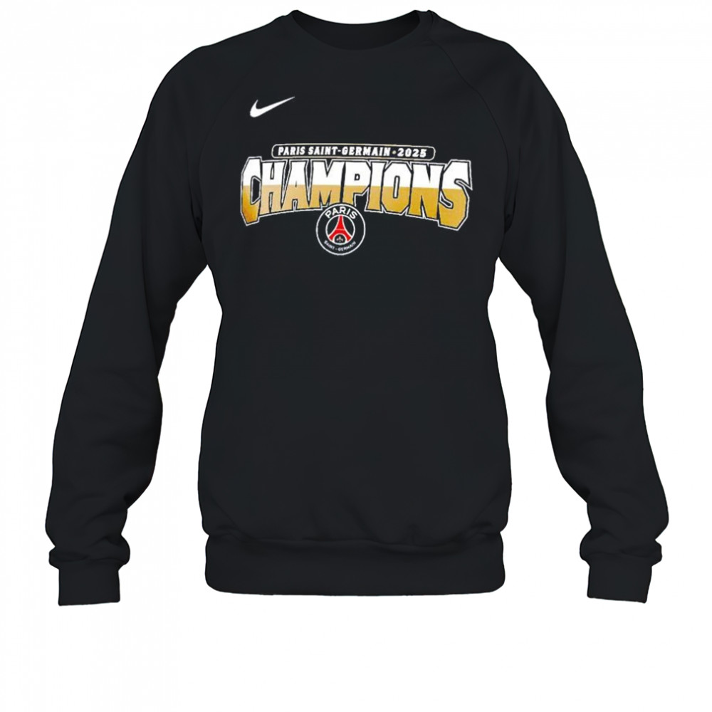 Paris Saint-Germain F.C. 2025 Champions League winners shirt Sweatshirt
